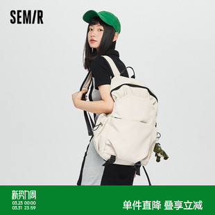 森马背包男士 户外双肩包女电脑包男生大容量背包高中大学生书包女