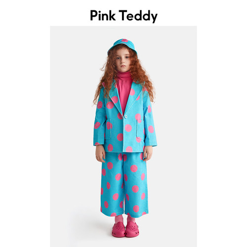 PinkTeddy儿童小西装灯芯绒