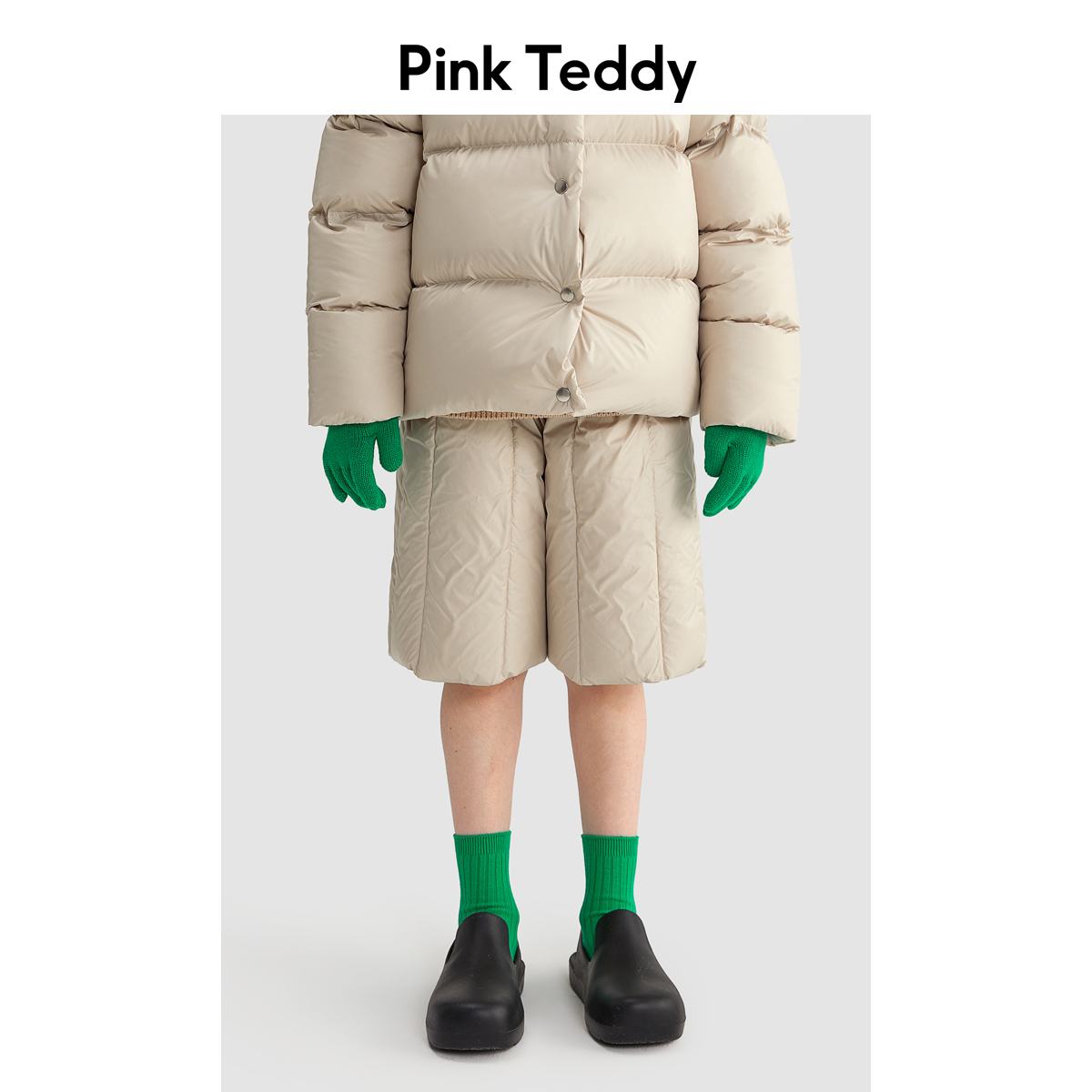 PinkTeddy儿童羽绒短裤
