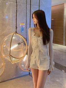 6.16 雪家  波点不是圆的 是印花 炒鸡难做 定制  金线椭圆白抹胸