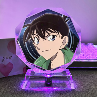 名侦探柯南周边安室透手办小夜灯怪盗基德发光立牌桌面摆件礼品