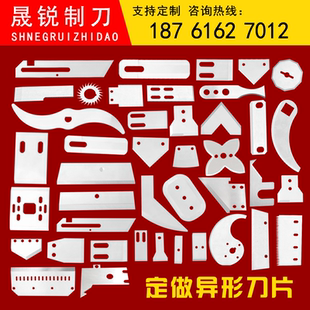 定做异形刀片白钢刀非标不锈钢食品长条刀具齿形刀高速钢圆刀定制