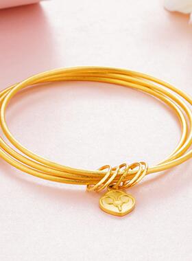 小红书爆款沙金三生三世手镯