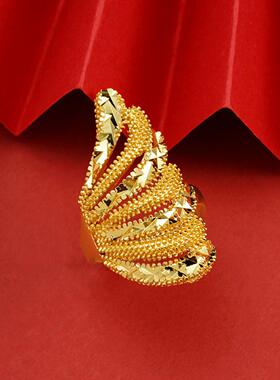 越南沙金凤尾活口复古女戒