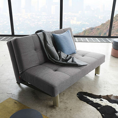 丹麦客厅书房折叠两用布艺沙发床