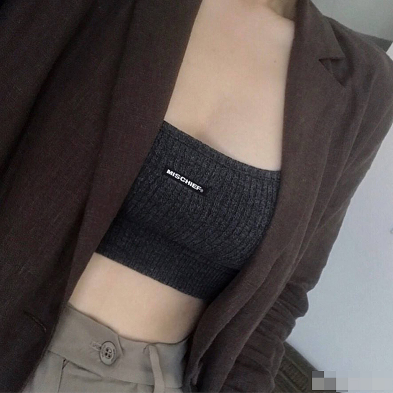 潮牌韩国百搭风吊带背心