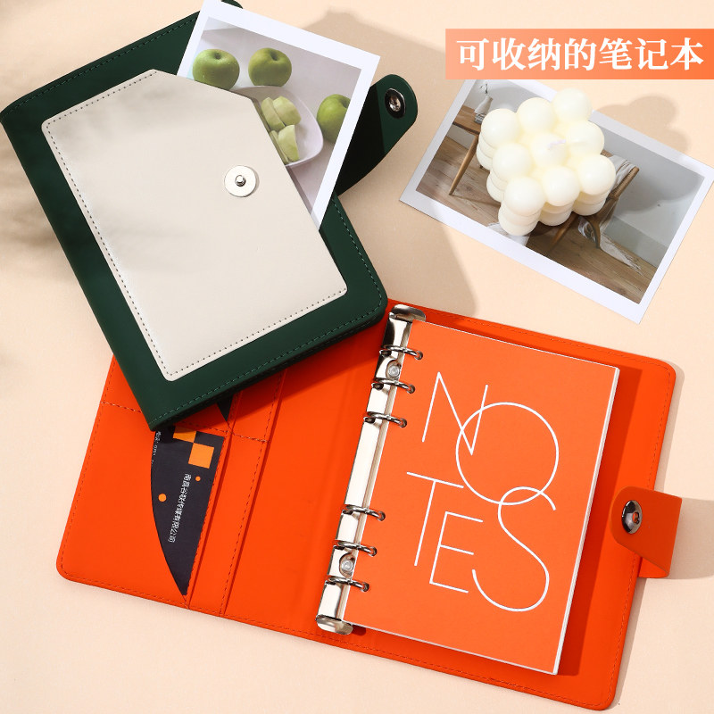 高颜值a5活页笔记本本子加厚日记本a6本子可拆卸精致商务礼盒套装手帐