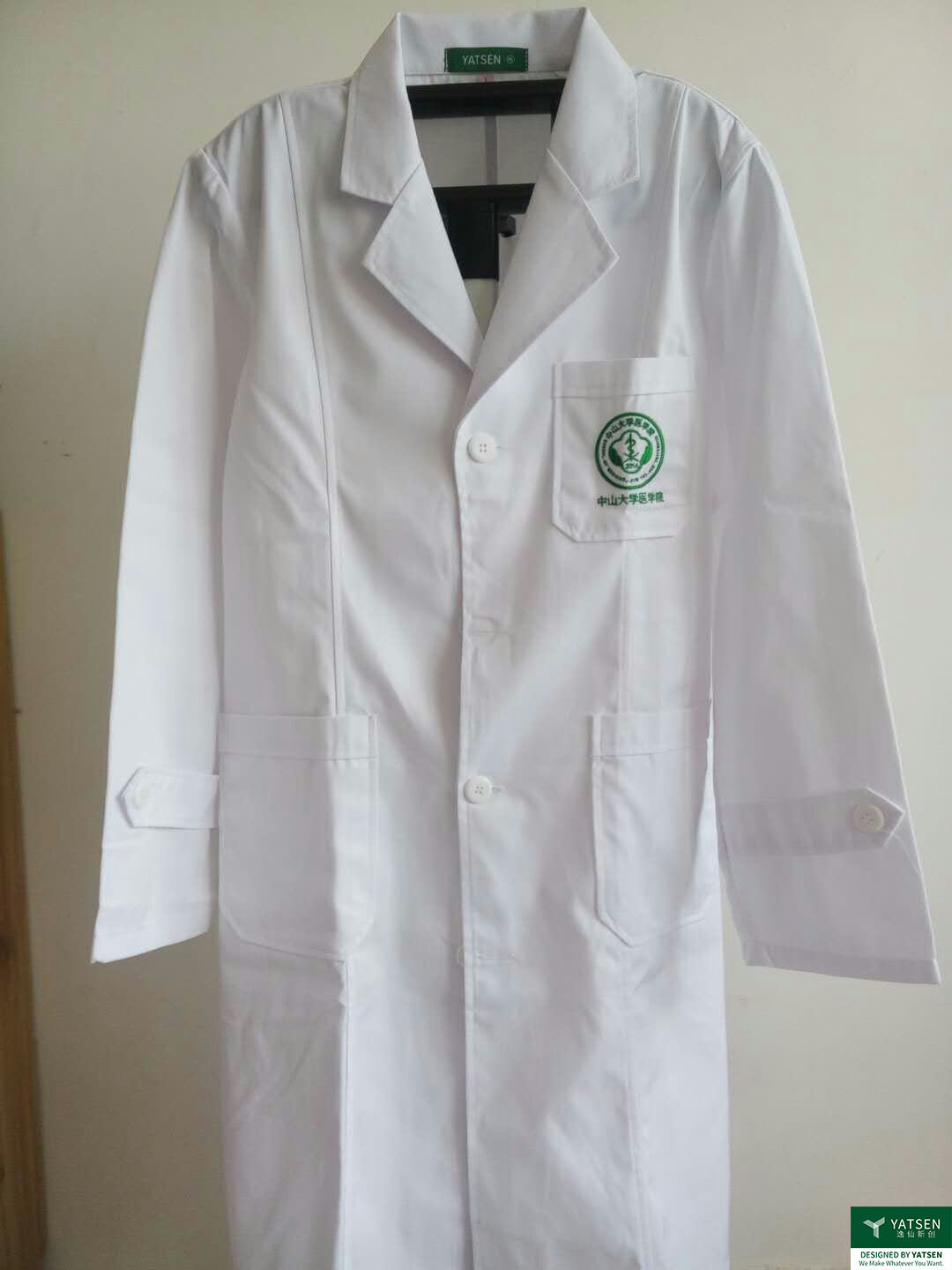 定制款【逸仙新创YATSEN】中山大学医学院白大褂中大医护服护士服