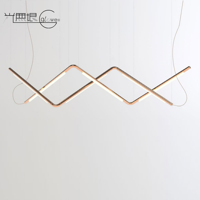 现代简约客厅餐厅长条led吊灯