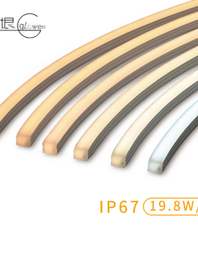 光无垠日本Luci进口LED防水IP67高亮柔灯带条室内外无主灯光设计