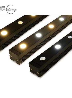 日本Luci客厅楼梯大堂挑高空间LED灯带双色温高功率高流明线性灯