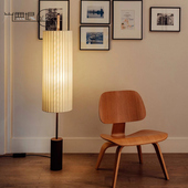 光无垠西班牙Santa&Cole客厅落地灯进口布艺美式 简约床头卧室灯