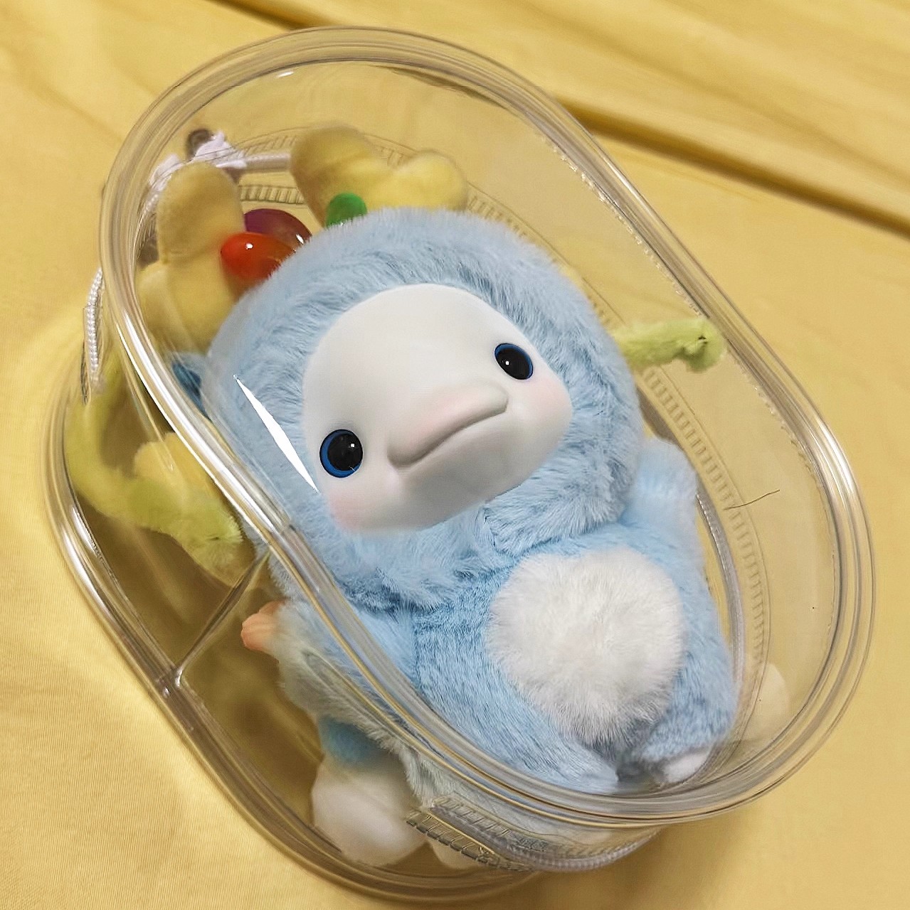 醒狮大湾鸡鸡笼娃包保护套痛包