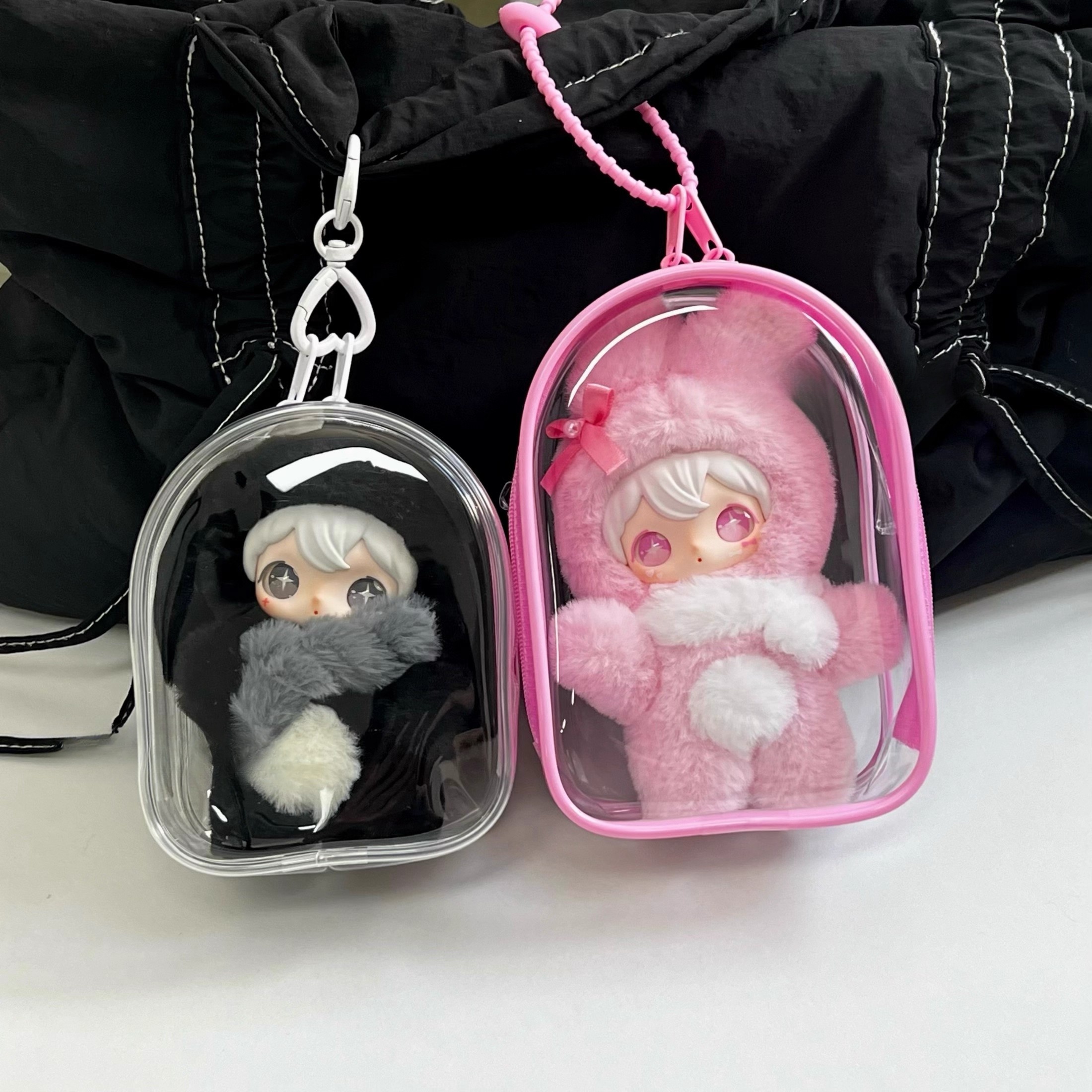 田栩宁周边15cm仓包shyshy兔闪闪娃包防尘保护套收纳外出遛娃痛包