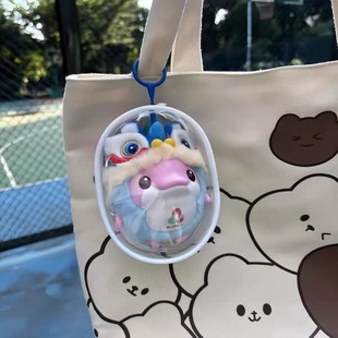 【 大湾鸡笼~】全运会三国醒狮盲盒大湾鸡保护壳防尘罩大湾鸡娃包