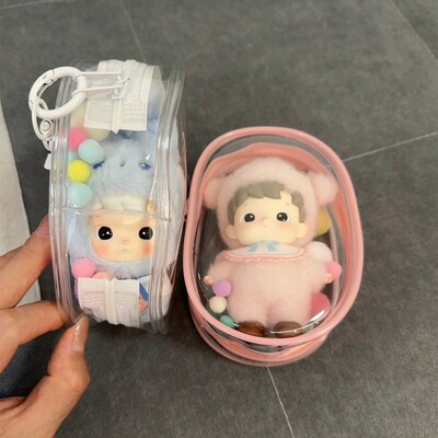 可爱动物贴贴棉花娃娃保护套