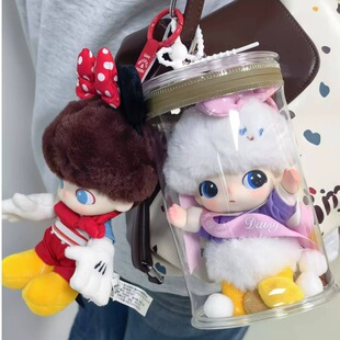 泡泡玛特DIMOO WORLD×迪士尼搪胶保护套毛绒溜娃包挂件保护壳