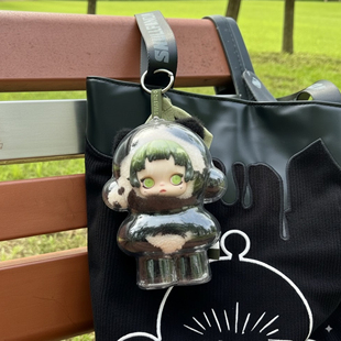 sp熊猫娃衣泡泡玛特熊怠怠保护套skullpanda保护壳衣服毛绒吊卡