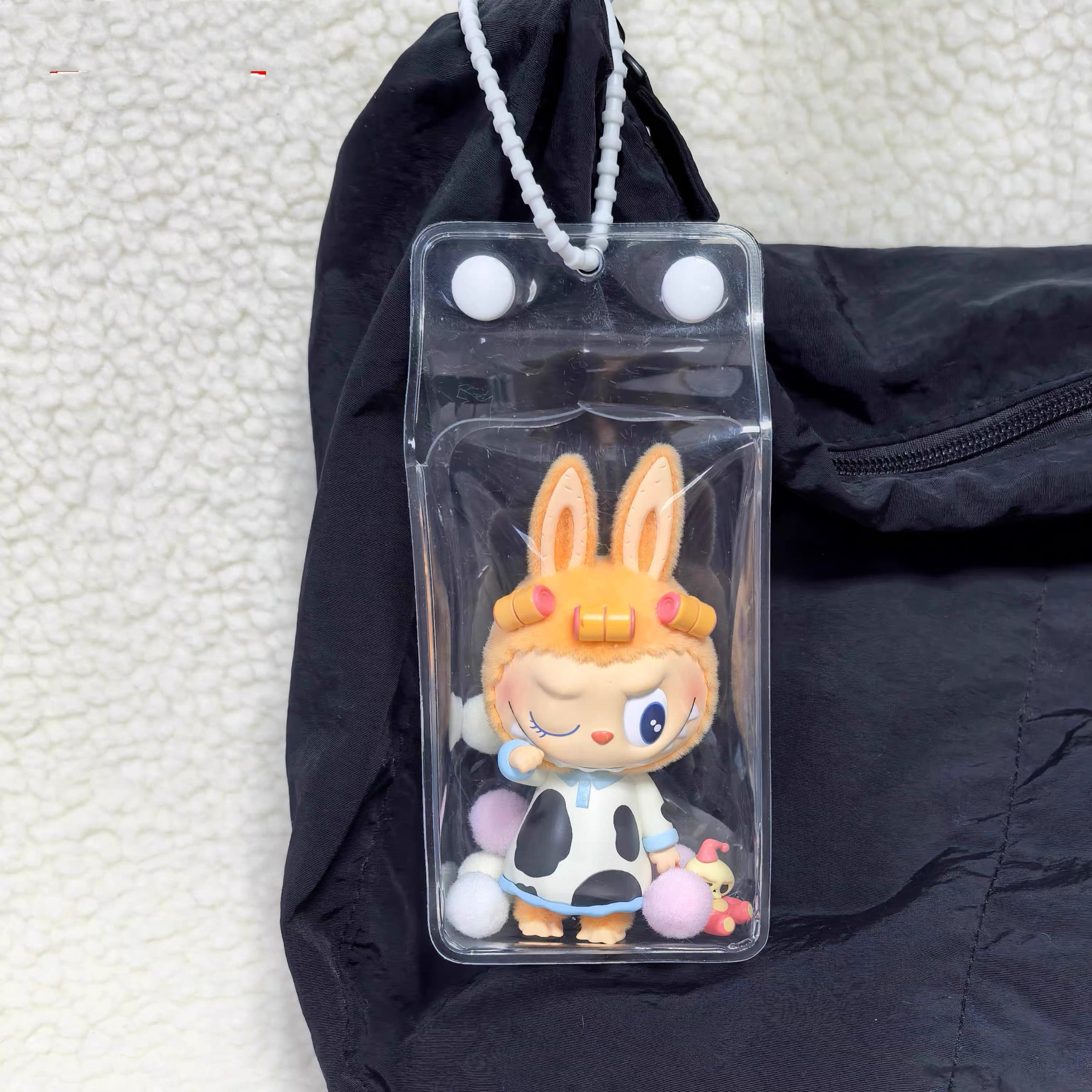 拉布布THEMONSTERS透明溜娃包