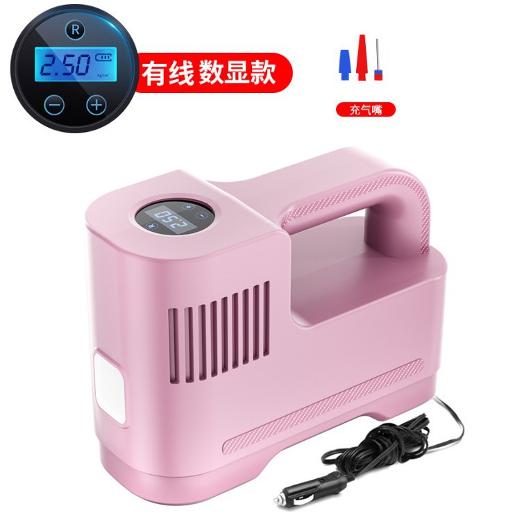 式多功能无线智能车载打气机电动打气泵汽车打气机电动打气筒