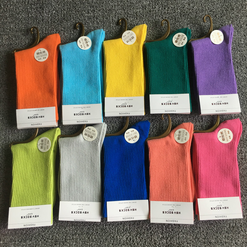 1035袜子防臭糖果棉袜