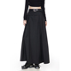 大码 胖mm高腰显瘦垂感a字长裙 新款 黑色西装 百褶半身裙女2025秋季