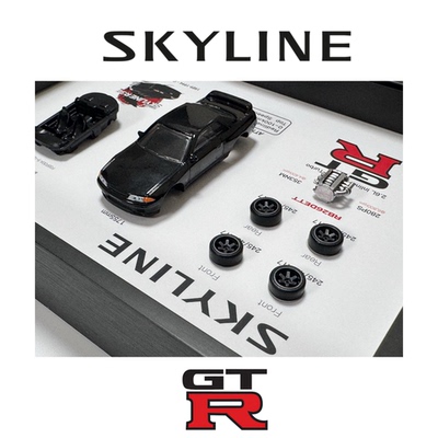 Nissan日产尼桑Skyline战神GTRR32 纪念3D相框车迷礼物情怀车周边