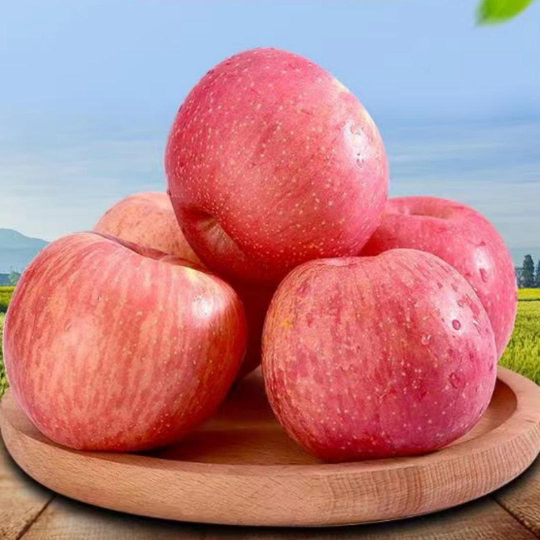 山西万荣红富士苹果当季新鲜水果大脆甜多汁产地直发9斤顺丰包邮