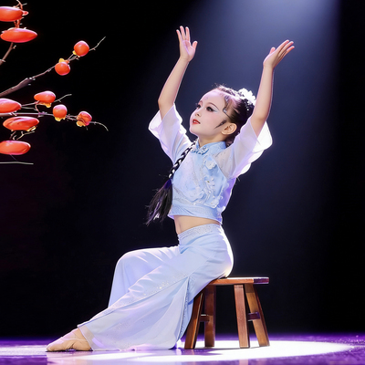 外婆桥独舞艺考舞蹈演出练功服