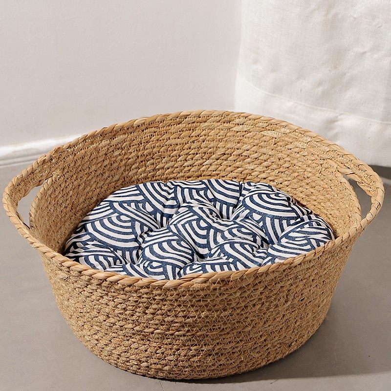 粗麻藤编猫窝四季通用秋季猫牀编织猫咪睡觉用垫子秋天狗窝宠物,宠物/宠物食品及用品,猫窝/屋/帐篷/沙发,淘宝优惠券,粉丝福利购,淘宝优惠卷