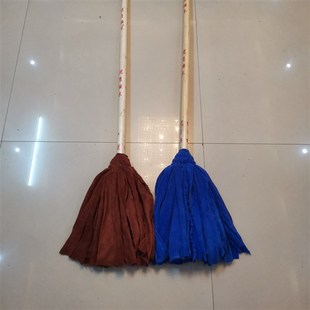 老式 家用普通吸水拧水毛巾圆头木杆拖把墩布酒店物业宿舍学校 包邮