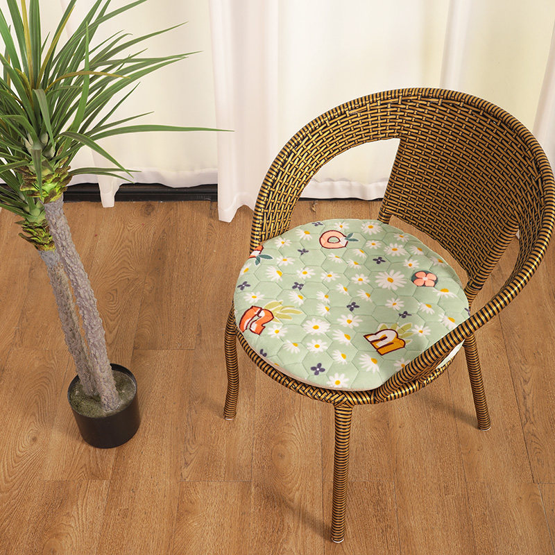 冬季毛绒加厚圆形坐垫餐椅垫圆凳子屁股垫现代简约靠椅一体座垫,居家布艺,椅垫,淘宝优惠券,粉丝福利购,淘宝优惠卷