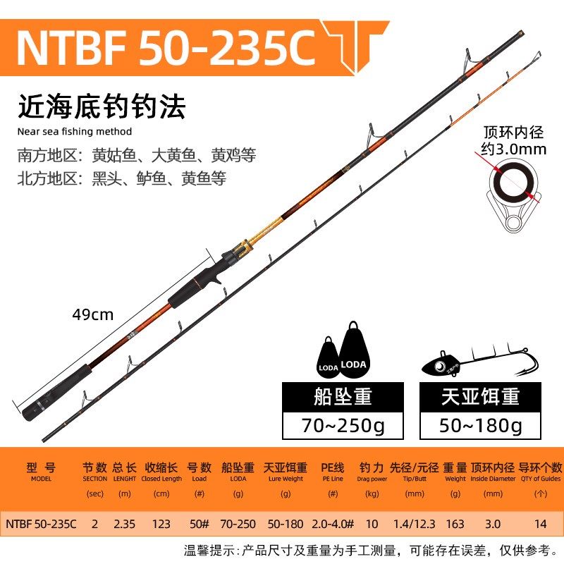 钛极道船竿 钛合金竿稍 天亚竿黄鱼竿近海船钓竿带鱼白姑鱼,户外/登山/野营/旅行用品,海钓竿,淘宝优惠券,粉丝福利购,淘宝优惠卷