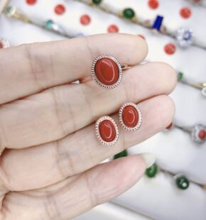 925银镀白金镀玫瑰金黄金麻花包镶耳钉戒指 空托适合镶嵌蛋面空托