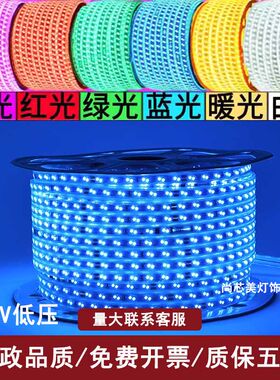LED低压蓝色绿色防水灯带