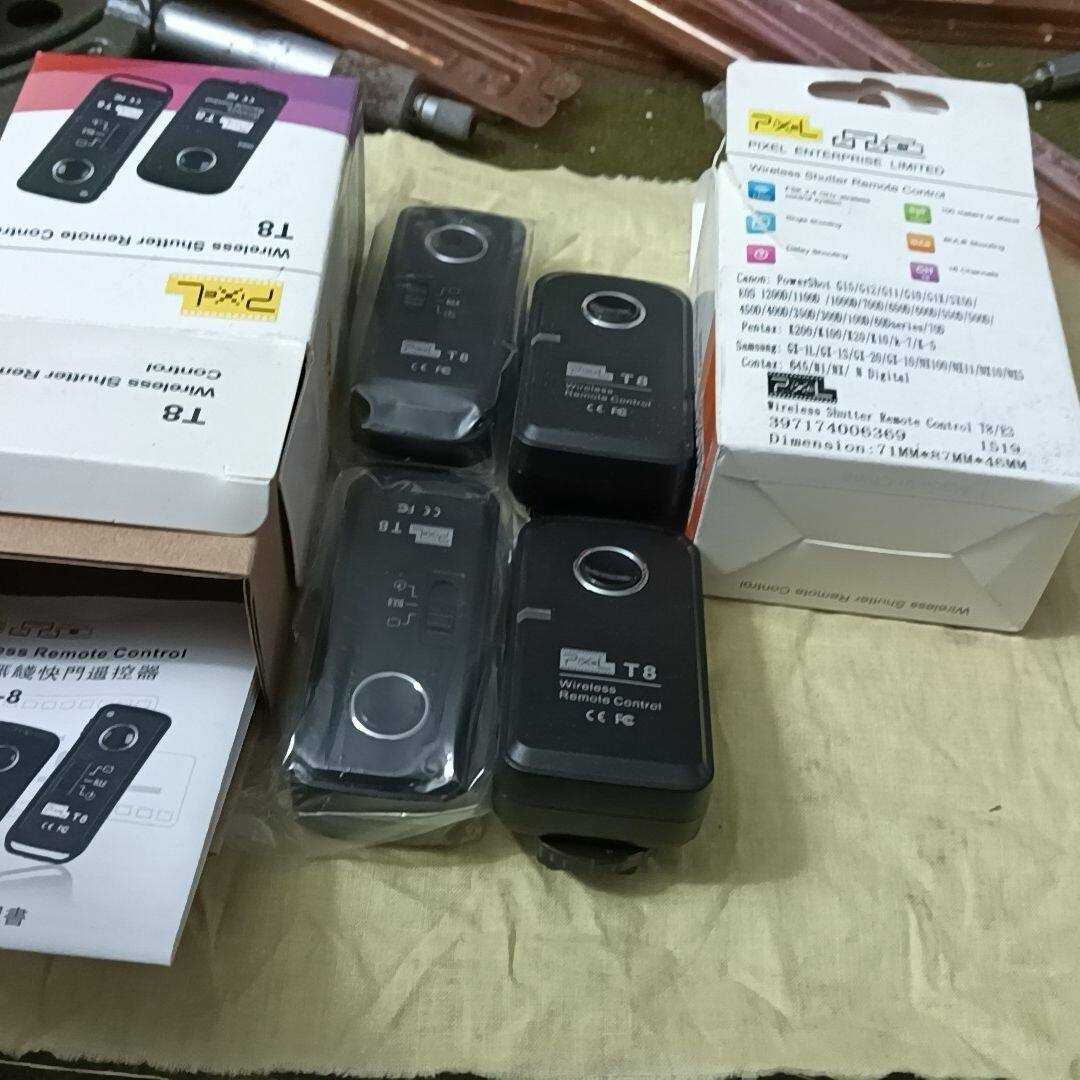 议价品色T8无线快门遥控器 功能正常 原的一直没用过