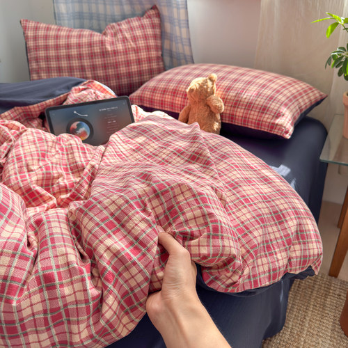 【A类母婴级】双层纱纯棉四件套