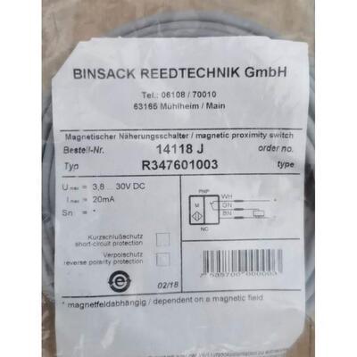 全新BINSACK REEDTECHNIK传感器14118J R347601003现货 H14118议