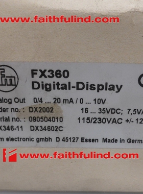 DX2002 易福门全新FX360数字显示模块