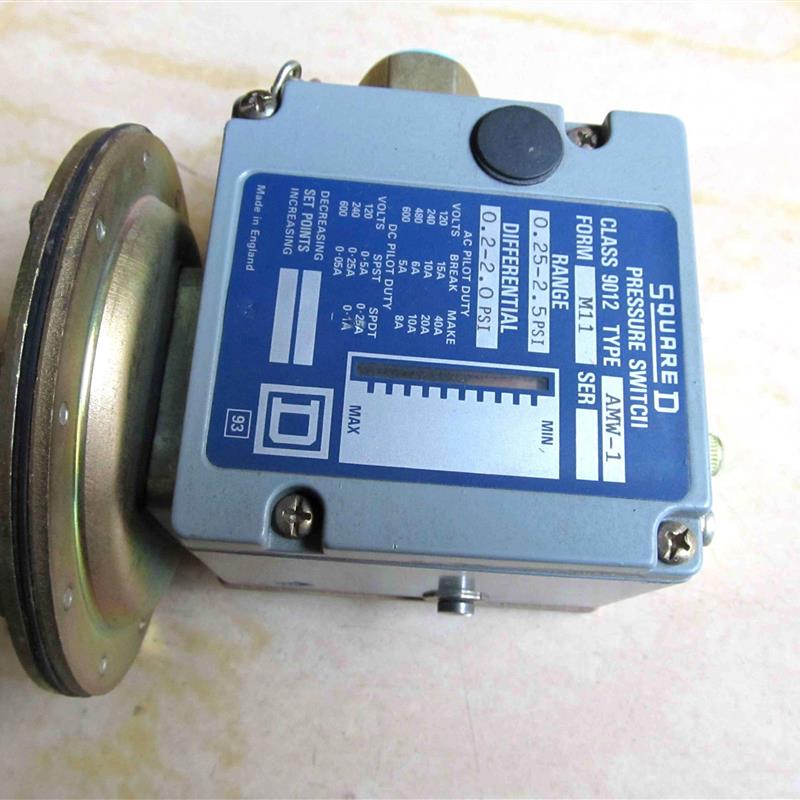 现货美商实块 D压力开关AMW-1 M11 CLASS 9012