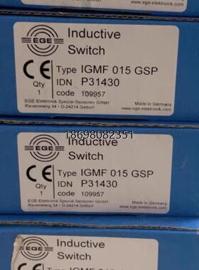 全新EGE耐高温120度接近开关lGMF015GSP,P31430