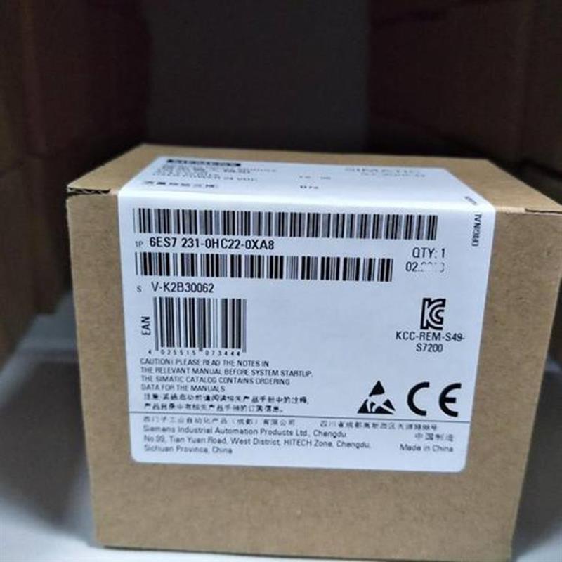 6ES7 231 6ES7231-7PB22-0XA8S7-200 CN 模拟输入 EM 231