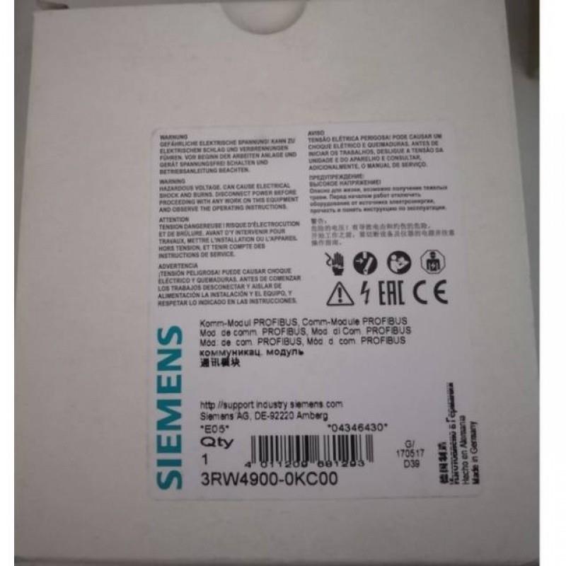 通信模块PROFIBUS用SIRIUS软起动器3RW44 3RW4900-0KC00