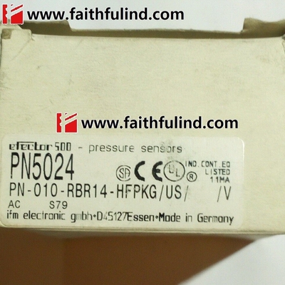 PN5024 易福门全新电子压力传感器 PN-010-RBR14-HFPKG/US/
