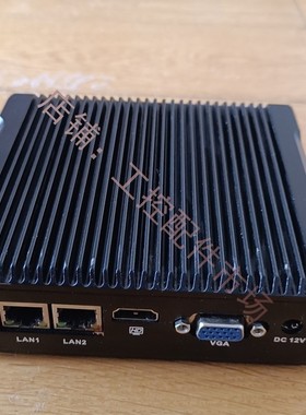 j9100 双网口爱快 软路由 小主机 工控机 合金金属机身2g+32g 双
