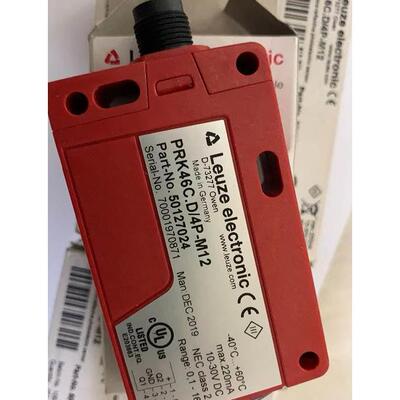 劳易测LEUZE光电开关传感器PRK46C.D/4P-M 12全新原装50127024议