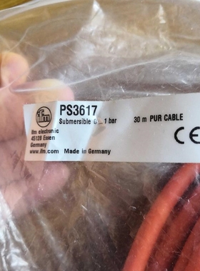 IFM潜水式压力传感器PS3617