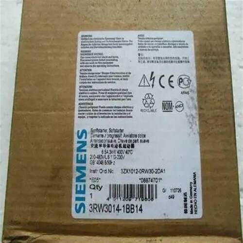3kW/400V软启动器3RW3014-1BB14全新200-480V螺钉端子6.5A
