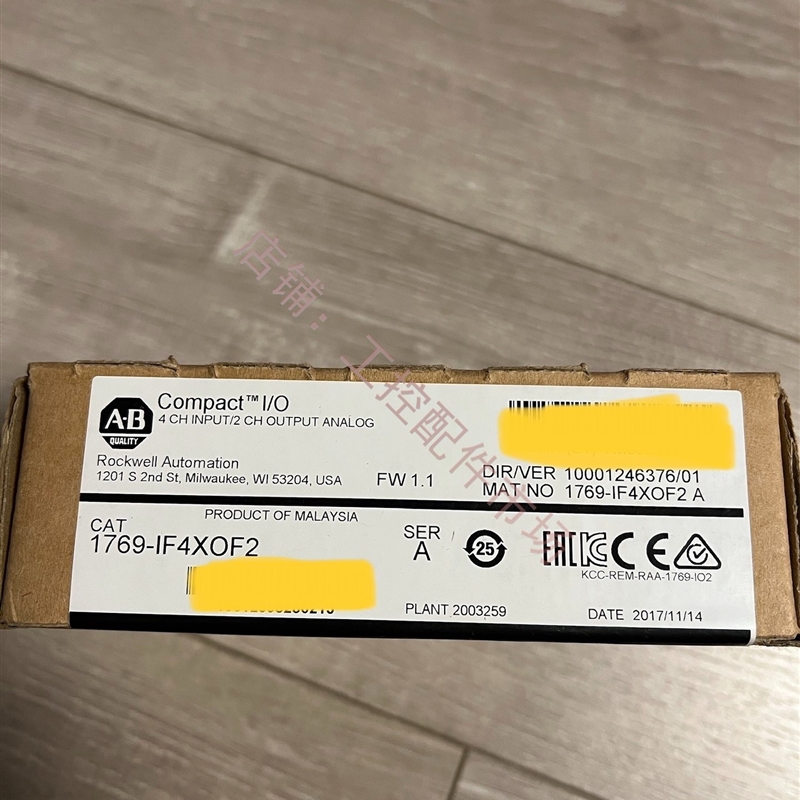 AB罗克韦尔1769-IF4XOF2模块全新