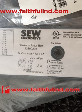 Sew 13309293 赛威全新功能模块